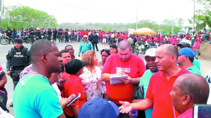 protesta comerciantes