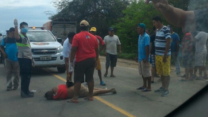 ATROPELLADO EN SAN JACINTO 1